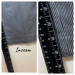 Norma Kamali  Black Gray Stripe Pixie Ankle Pant Size 10 Photo 5