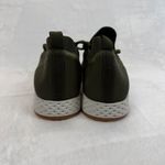 J/Slides Urban Sport Olive Green Knit Sneakers Lace Up Casual‎ Shoes 7W Size 7 Photo 4