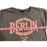 Fox Originals University of Berlin Germany Womens Short Sleeve Shirt Size Large Gray Photo 4