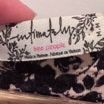 Free People Cream Navy Blue Printed Turnt Bodysuit Size Medium Photo 3