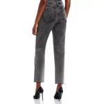 AQUA  Studded Jeans High Rise‎ Straight Leg Cropped Gray Wash Size 28 Photo 1