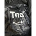 Aritzia TNA Women's Black Zip Up Long Sleeve Packable Puffer Coat Jacket Size M Photo 3