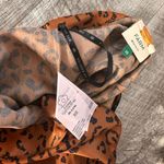 Farm Rio Anthropologie Satin Midi Skirt Leopard Print Size XS Photo 8