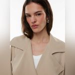 Aritzia Wilfred  Splendor Trench Coat In Marcona Beige Photo 2