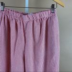 Misslook Medium 90’s Women’s Striped Red & White Pants Island Vacation Tapered Photo 7