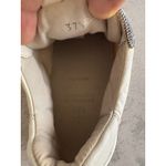 Brunello Cucinelli Auth  Cream Tan Suede W/microbeads Low Top Sneakers EU37.5 US7 Photo 6