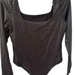 Lululemon Ultra Soft Shine Nulu Wundermost Square Neck Bodysuit Size L NWT Photo 0