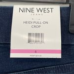 Nine West NWT  Heidi‎ Pull on Skinny Crop Jeans Size 6 Photo 4