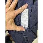 Elena Baddi 3X Linen Tunic Top Blue Oversized Italian Gauze Minimalist Photo 5