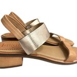 Latigo ANTHROPOLOGIE slip on heeled strappy leather sandal 8M Photo 2