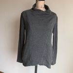 H by Bordeaux  Grey Mock Neck Sweater Photo 2