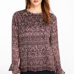 Shoshanna EUC  silk blouse size 6 Photo 0