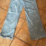 Simple Society  90's Y2K Butterfly Print Baggy Denim Jeans Size 5/27 Photo 6