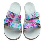 Chacos Chaco Chillos Light Tie Dye Beige Womens Size 8 Beach Walking Slide Sandals Photo 0