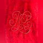 Ralph Lauren Lauren  L Linen Holly Red Button Down Shirt Photo 3