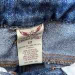 Faded Glory  Frayed Hem Denim Skirt 12 Photo 3