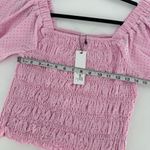BB Dakota ‎ by Steve Madden Women's Shirt Smock My Way Eyelet Top Size Large L Photo 4