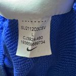 Nike  Women's Club Fleece Mid Rise Shorts Royal Blue Pull On Pockets CJ3924 Large Photo 8