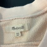 Madewell  RARE Botanical Embroidered Bell-Sleeve cropped Sweatshirt, cream, sz XS Photo 1
