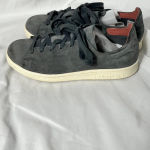 Adidas ‎ Stan Smith Nubuck Sneakers Gray Size 5.5 Photo 2