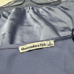 Abercrombie & Fitch Women’s  Cowl Neck Purplish Blue Bodysuit Top Sz S Small Photo 10