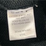 Altar'd State Knit Floral Embroidered Sleeve Crop Sweater Black and White Size M Photo 8