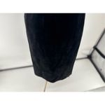 Lord and Taylor Black Silky Pig Leather Short Sleeve Dress Womens Size 10 Photo 8