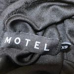 Urban Outfitters Motel Black Sleeveless Floral Jacquard Ruffle Cami Tank Mini Bodycon Dress XS Photo 3