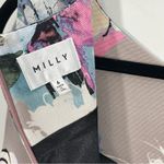 Milly  Floral Sleeveless Sheath Dress Size 6 Multicolor Beige Pink‎ Blue Cream Photo 3