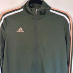 Adidas  Women’s Climalite Lightweight Full Zip Olive Jacket Size S Photo 3