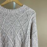 Time And Tru Juniors XL Confetti Cable Knit Sweater Blush Pink Neutral  Holiday Photo 9