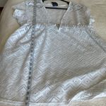 Catalina  White Crochet Lace Swim Cover-Up Size Medium Photo 6