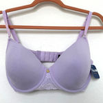 Natori Womens Bra Size 32DDD Purple Lace T-Shirt Contour Lightly Lined Underwire Photo 0