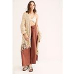 Free People nwt // lucia fringe knit cardigan Photo 13