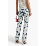Alice + Olivia High Rise Straight Leg Jeans Photo 1
