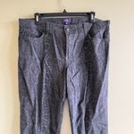 NYDJ Not Your Daughters Jeans Snakeskin Skinny Stretch Jeans Size 12 Purple Gray Photo 1