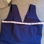 Alythea  V Neck Elegant Blue Sleeveless Dress S Photo 4