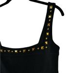 Cache Vintage Cocktail Party Dress 90s Y2K Black Studded Size 8 Photo 3