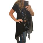 The Territory Ahead Vintage  Western Aztec Open Cardigan Size Small Oversized Photo 9