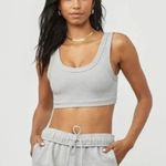 Alo Yoga  Wellness Bra in Heather Gray Size Small $89 Photo 0