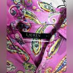 Ralph Lauren Purple Paisley Men's dressing shirt for women intimate sleepwear Photo 7