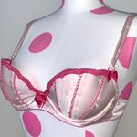 Victoria's Secret SOLD Victoria’s Secret Princess Pink Satin Ribbon Bra Photo 0