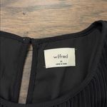 Aritzia Wilfred Pleated Chiffon Daydreamer Mini Dress Sz M Photo 12