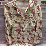 Hello Kitty Women’s Pajama Top size L Pink Size L Photo 0