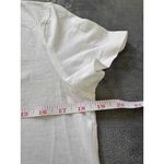 Halogen White Short Sleeves Martini Glass Embroidery Casual TShirt Womens Medium Photo 7