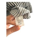 Madewell  Black and White Stripe Button Down Long Sleeve Shirt Dress Tunic Photo 4