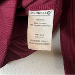 Merrell  Long Sleeve Base Layer Quarter Zip Burgundy Size XS Photo 2
