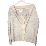 Element Off the Shoulders Cardigan Womens Sz Med/L Oversized Textured Lagenlook Size L Photo 0