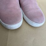Kate Spade Lillie Pink Suede Ruffle Slip-On Sneakers Leather Upper Size 8.5 Photo 7