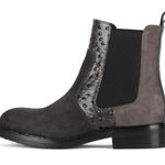 Jeffrey Campbell Edmond Leather Chelsea Ankle Boot Grey Multi Exotic Size 6 Photo 1